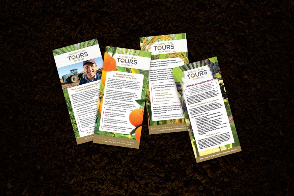 Agricultural Tours Riverina branding by Leysa Flores