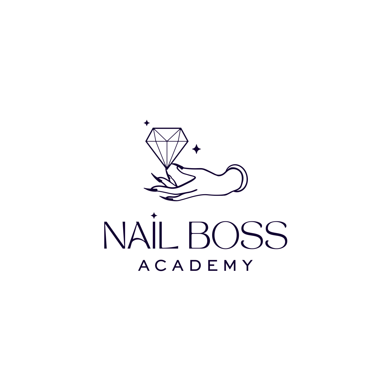 Bling Em Claws and Nail Boss Academy branding by Leysa Flores Design