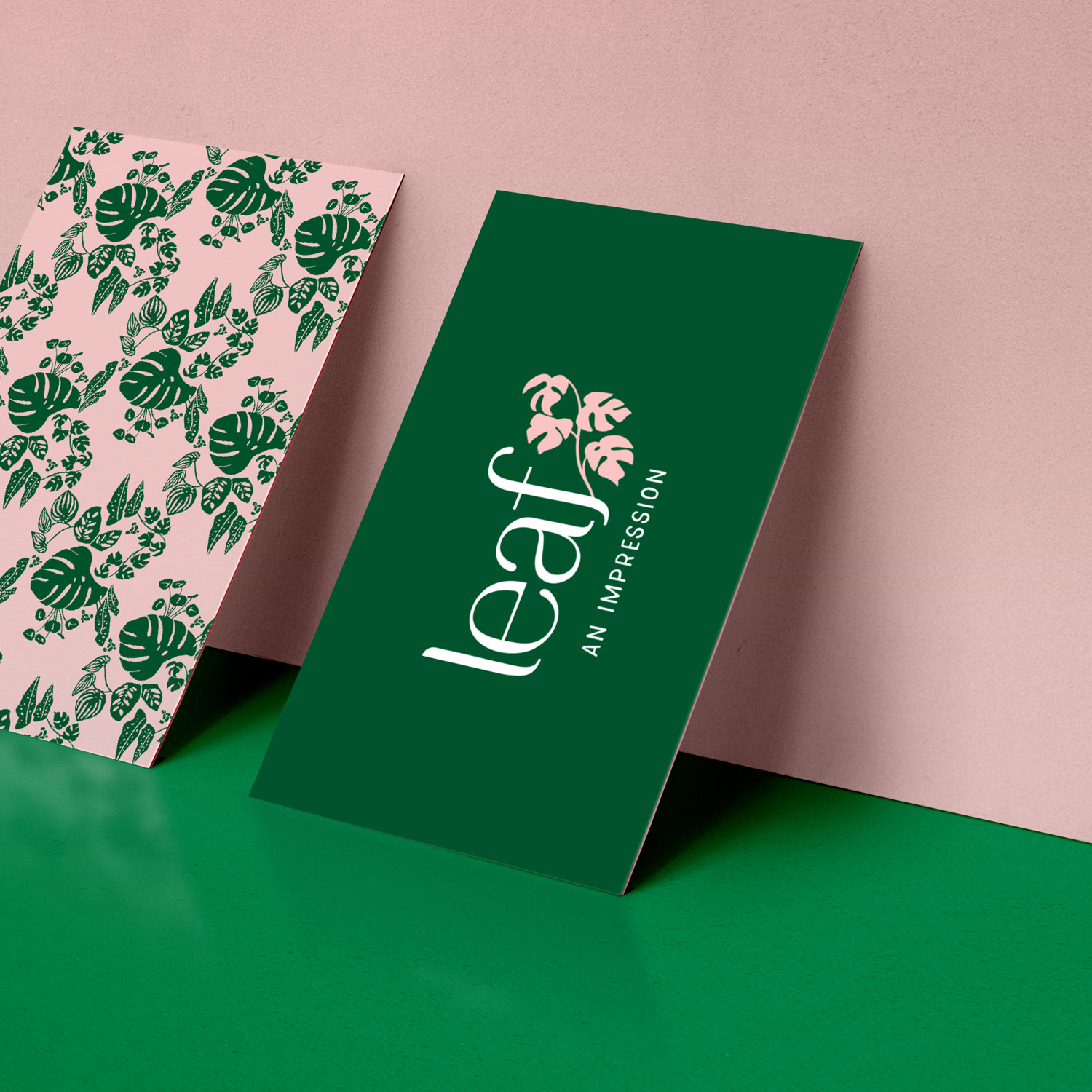 Leaf An Impression brand identity by Leysa Flores Design