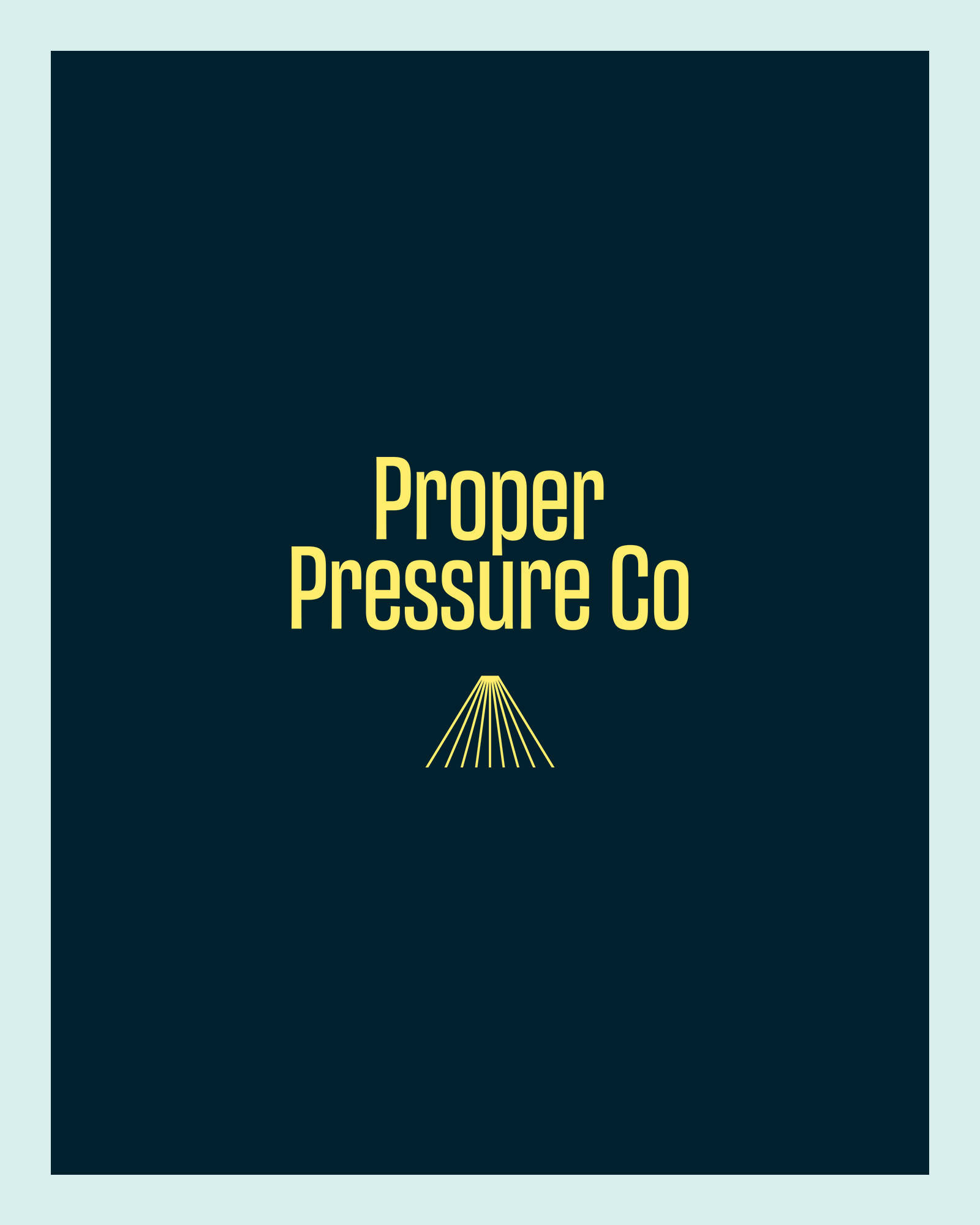 Proper Pressure Co branding and website design by Leysa Flores Design