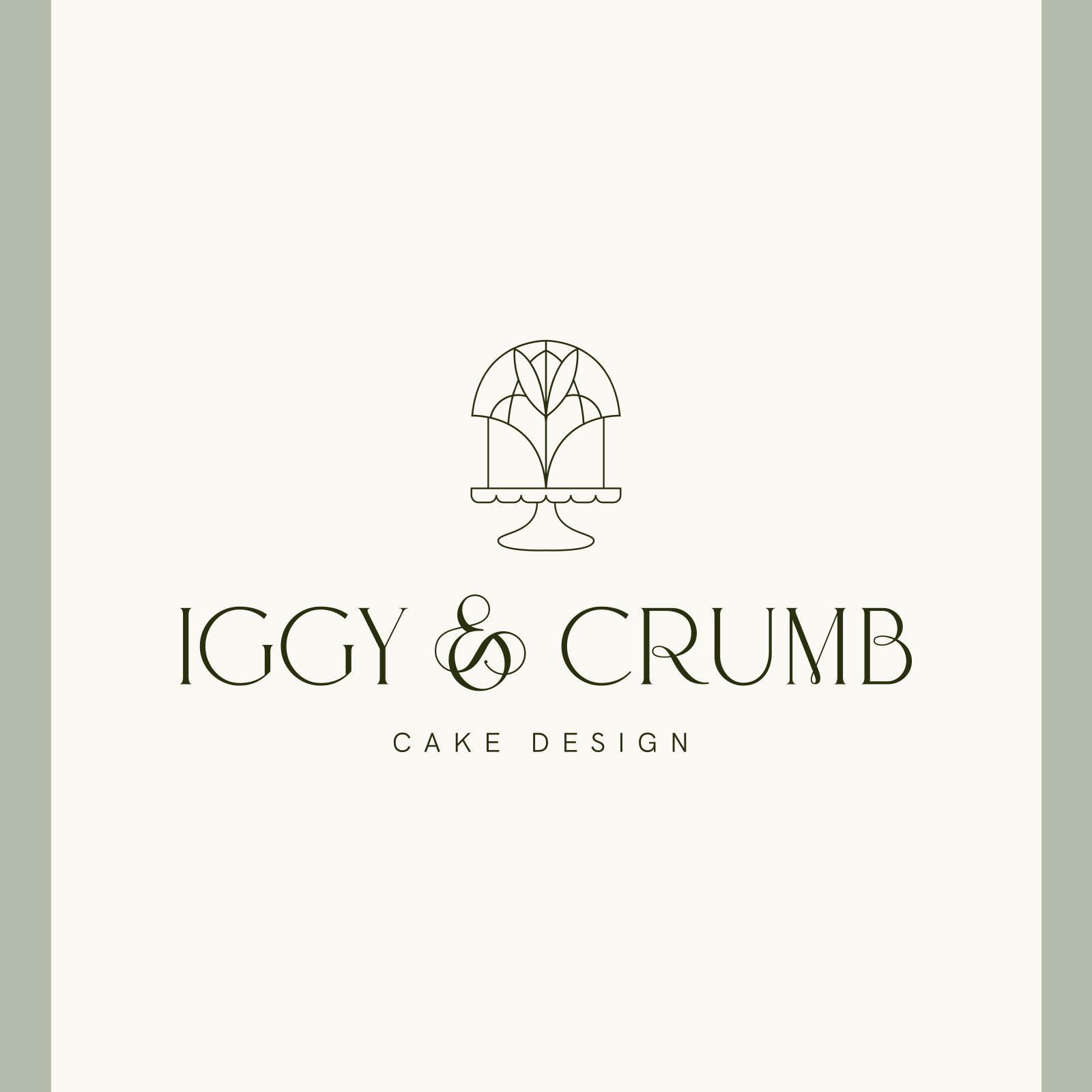 Iggy & Crumb Cake Design branding by Leysa Flores Design