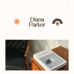 Diana Parker brand kit by Leysa Flores Design