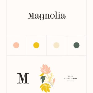 Magnolia brand kit by Leysa Flores Design